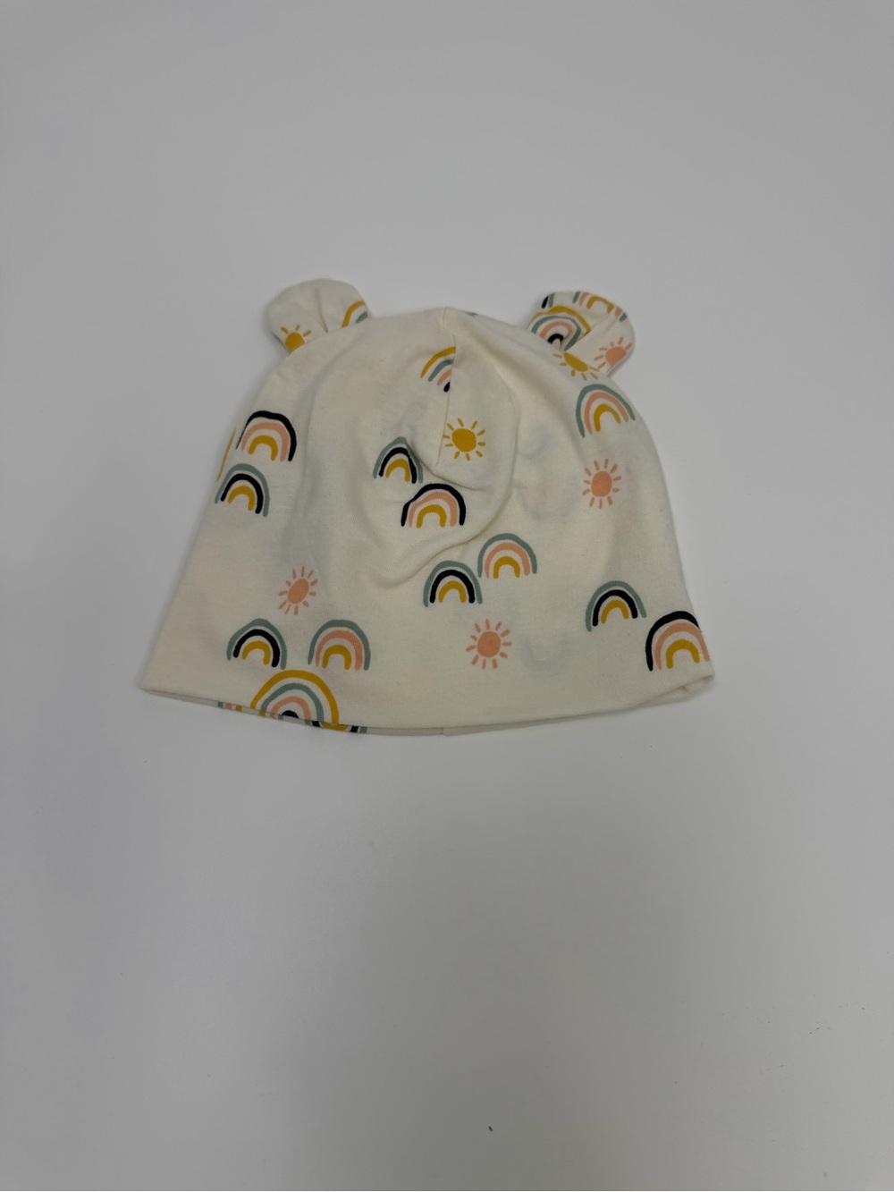 Tea Collection Baby Bear All Sunshine & Rainbows Hat Size 0-3 Months